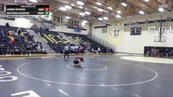 126 lbs Round 2 (3 Team) - Andre Moyron, Carrollton Creekview vs Matthew Sassone, Prosper