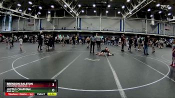 44 lbs Round 7 (10 Team) - Justus Chapman, NOVA WC vs Brendon Ralston, Undisputed Wrestling