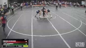 4A 126 lbs Quarterfinal - Peyton Schrader, Eastside vs Jack Severino, Lucy Beckham