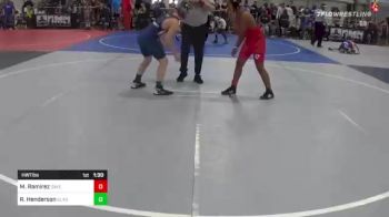 Rr Rnd 2 - Michael Ramirez, Davenport West Falcon's vs Rage Henderson, Gladiator Elite