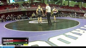 120 lbs Round 2 (6 Team) - Max Brummer, Gretna East vs Hudson Good, Waverly