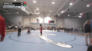 126 lbs Round 1 (16 Team) - John Robert Reh, North Forsyth vs Jeremiah Toe, Archer