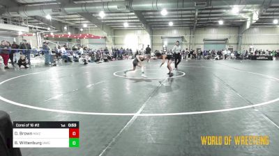 77 lbs Consi Of 16 #2 - Dion Brown, Maize vs Breckin Wittenburg, Immortal Athletics WC