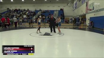 138 lbs Cons. Round 2 - Valerie Godina, Cerritos College vs Jaylene Martinez, Cerritos College