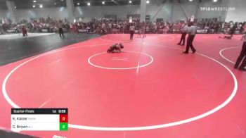 81 lbs Quarterfinal - Knox Kaiser, Okanogan Underground vs Cael Brown, All American WC