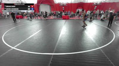 157 lbs Cons. Quarters - Brian Hart, Relentless Training Center vs Devin Johnson, Askren Wrestling Academy