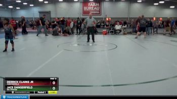 85 lbs Cons. Round 1 - Jace Dangerfield, Big Orange vs Derrick Clarke Jr, Chesterfield