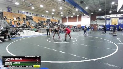 285 lbs Cons. Semi - Ezekiel Lucero, Northview vs Matthew Cooley, Oakdale