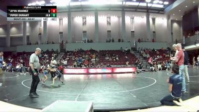 63-67 lbs 1st Place Match - Piper Durant, Scanlan Wrestling Academy vs Ayva Nuanez, Nova WC