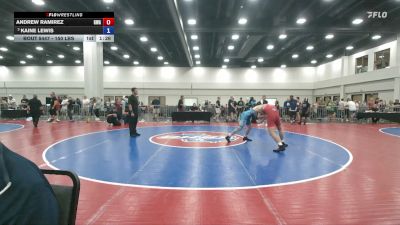 150 lbs Cons. Quarters - Andrew Ramirez, Guerrilla Wrestling Academy vs Kaine Lewis