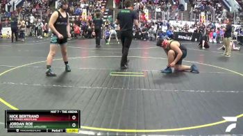 Semifinal - Nick Bertrand, U.P. Power Wrestling vs Jordan Roe, Southwest Region Affiliated