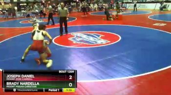 1 lbs Semifinal - Brady Nardella, Mount Pisgah Christian vs Joseph Daniel, Mount Zion-Carroll