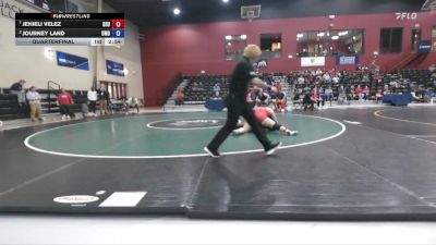 180 lbs Quarterfinal - Jehieli Velez, Delaware State vs Journey Land, Mount Olive