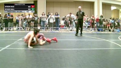 69 lbs Consi Of 16 #2 - Ayson Ruiz, Victory Wrestling-Central WA vs Ryker Nall, Inland Elite WC