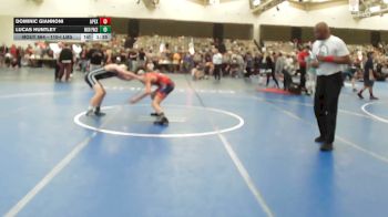 110-I lbs Round Of 16 - Dominic Giannoni, Apex vs Lucas Huntley, High Pace Wrestling Club