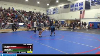 113 lbs Cons. Round 1 - Gavin Britt, Santa Monica Hs vs Dylan Esquivel, El Dorado