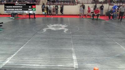 110_G lbs Round Of 16 - Alexia Rosenfeld, Mt. Lebanon vs Monteen Shelton, Waynesburg Central