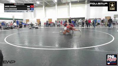 120 kg Rr Rnd 1 - Angel Robles, Young Guns Nashville Wrestling vs Kya Aubuchon, Thoroughbred Wrestling Academy