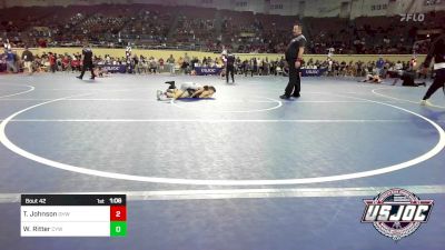 64 lbs Round Of 16 - Tate Johnson, Greater Heights Wrestling vs William Ritter, Coweta Tiger Wrestling