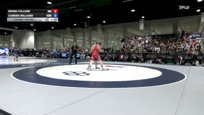 110 Finals kg Champ. Round 1 - Bruno Pallone, Hardin Wrestling Club vs Camden Williams, Red Cobra Wrestling Academy