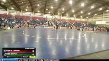 53 lbs Quarterfinal - Calhoun Tannery, SC vs Jaxsen Brown, MD