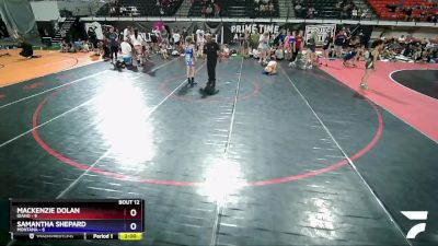 87 lbs Round 3 (8 Team) - Mackenzie Dolan, Idaho vs Samantha Shepard, Montana