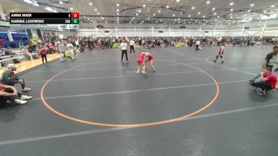 128 lbs Quarterfinal - Karina Lojowski, Unattached vs Anna Madi, Brecksville