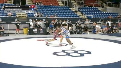 126 lbs Cons. Sub-quarters - Mateo Gallegos, Pennsylvania vs Jeremiah Lawrence, Illinois