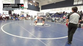 170 lbs 1st Place Match - Valerie Cervantes Cruz, San Pasqual vs Leyla Juarez, Northview