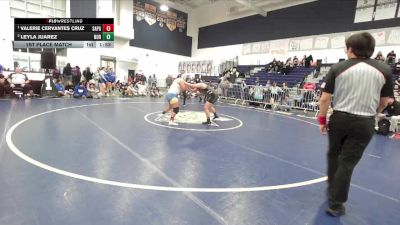 170 lbs 1st Place Match - Valerie Cervantes Cruz, San Pasqual vs Leyla Juarez, Northview