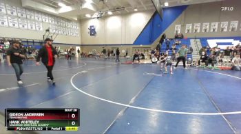 60-65 lbs Round 2 - Gideon Andersen, Team Prestige vs Hank Whiteley, Sanderson Wrestling Academy