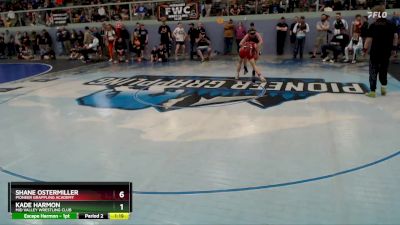 125 lbs Quarterfinal - Shane Ostermiller, Pioneer Grappling Academy vs Kade Harmon, Mid Valley Wrestling Club