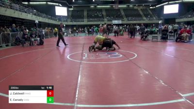 295 lbs Semifinal - Julien Caldwell, Randallstown vs Evan Canady, Chester