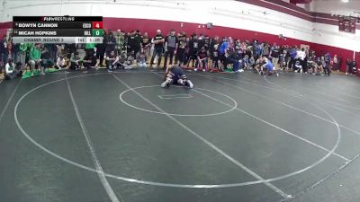 175 lbs Champ. Round 2 - Micah Hopkins, Hilltop vs Bowyn Cannon, Escondido