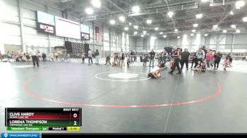 60-62 lbs Round 1 - Lorena Thompson, Toppenish USA WC vs Clive Hardy, Moses Lake WC