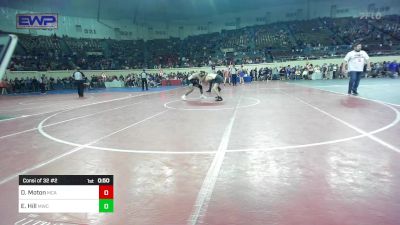 160 lbs Consi Of 32 #2 - Damarius Moton, McAlester vs Easton Hill, Midwest City Bombers