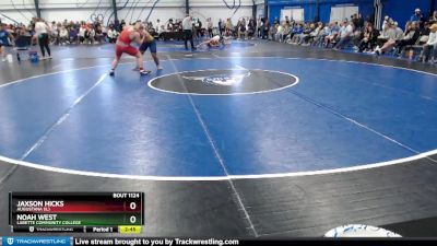 Silver 184 lbs Quarterfinal - Noah West, Labette Community College vs Jaxson Hicks, Augustana (IL)