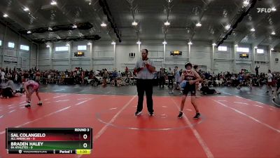 98 lbs Round 3 (6 Team) - Sal Colangelo, All American vs Braden Haley, 84 Athletes