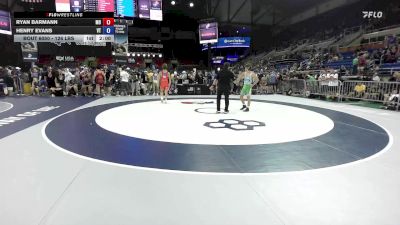 126 lbs Cons. Sub-rd Of 64 - Ryan Barmann, MO vs Henry Evans, VT