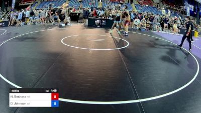 150 lbs Cons 64 #2 - Noah Beshara, MA vs Devin Johnson, WI