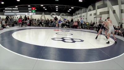 100 lbs Semis & 1st Wrestleback (8 Team) - Gabriel Higgins, Team Nazar Training Center vs Michael Perna, Ruthless Wrestling Club