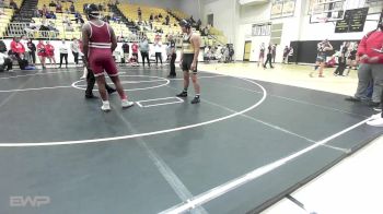 195 lbs 5th Place - Xavier Love, Wagoner vs Garrett Wolf, Jay Junior High