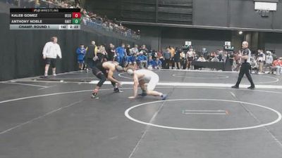 149 lbs Champ. Round 1 - Kaleb Gomez, Benedictine College vs Anthony Noble, Barton