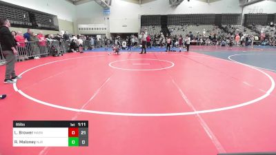 65 lbs Rr Rnd 10 - Lincoln Brower, Mat Assassins White vs Russell Maloney, NJ Roy