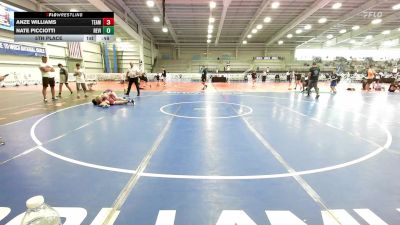 90 lbs 5th Place - Anze Williams, Team Michigan vs Nate Picciotti, Revival Orange