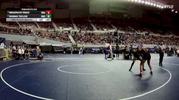 152-D2 3rd Place Match - Kiarah Taylor, Desert Sunrise High School vs Brooklyn Trejo, Poston Butte High School