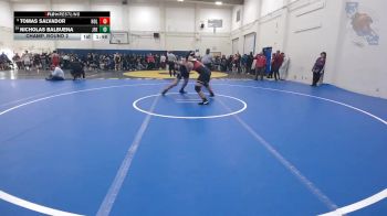 219 lbs Champ. Round 2 - Tomas Salvador, Hollister vs Nicholas Balbuena, JFK