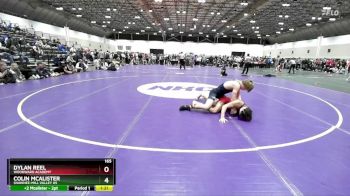 165 lbs Quarterfinal - Dylan Reel, Woodward Academy vs Colin Mcalister, Shawnee-Mill Valley HS
