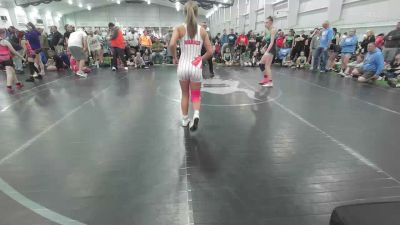 124 lbs Round Robin 3 - McKenzie Hodak, Kinzua - G vs Laiken Warner, Claymont Brown - G