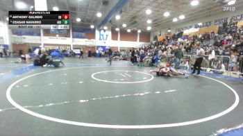 157 lbs Quarterfinal - Ceasar Navarro, Agoura vs Anthony Galindo, Huntington Beach